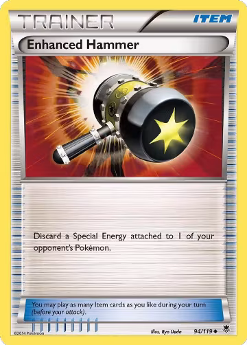 Enhanced Hammer (94/119), XY - Phantom Forces — Pokémon card price