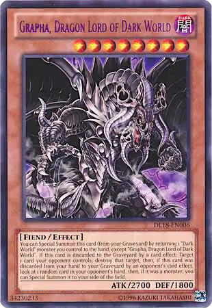 Grapha, Dragon Lord of Dark World (Purple) (DL18-EN006), Duelist League Promo — Yu-Gi-Oh! card price