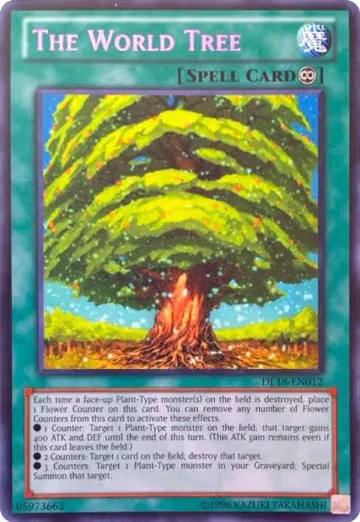 The World Tree (Purple) (DL18-EN012), Duelist League Promo — Yu-Gi-Oh! card price