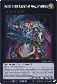 Sacred Noble Knight of King Artorigus (NKRT-EN038) — card price