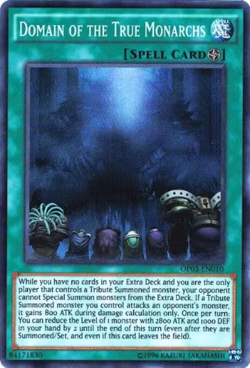 Domain of the True Monarchs (OP03-EN010), OTS Tournament Pack 3 — Yu-Gi-Oh! card price