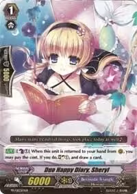 Duo Happy Diary, Sheryl (Black) (PR/0125EN B), Promo Cards — Vanguard card price