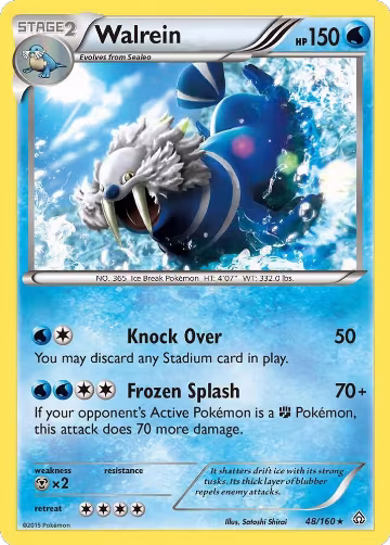 Walrein (48/160), XY - Primal Clash — Pokémon card price