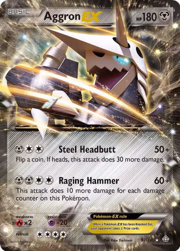 Aggron EX (93/160), XY - Primal Clash — Pokémon card price