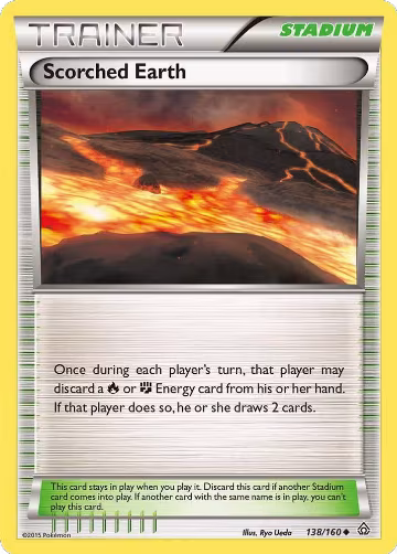 Scorched Earth (138/160), XY - Primal Clash — Pokémon card price