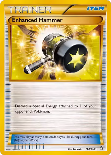 Enhanced Hammer (162 Secret Rare) (162/160), XY - Primal Clash — Pokémon card price
