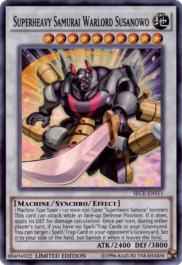 Superheavy Samurai Warlord Susanowo (SE) (SECE-ENS11), Secrets of Eternity — Yu-Gi-Oh! card price