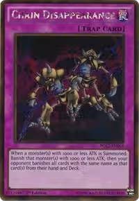 Chain Disappearance (PGL2-EN064), Premium Gold: Return of the Bling — Yu-Gi-Oh! card price