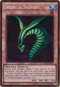 Sinister Serpent (PGL2-EN027), Premium Gold: Return of the Bling — Yu-Gi-Oh! card price