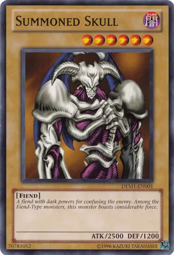 Summoned Skull (DEM1-EN001) — card price