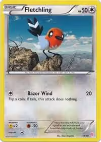 Fletchling (#19) (19/30), XY Trainer Kit: Sylveon & Noivern — Pokémon card price