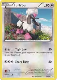 Furfrou (#20 - Noivern) (20/30), XY Trainer Kit: Sylveon & Noivern — Pokémon card price