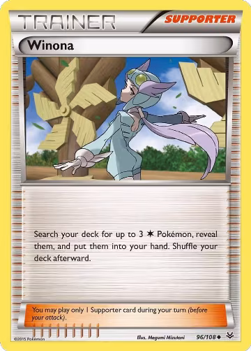 Winona (96/108), XY - Roaring Skies — Pokémon card price