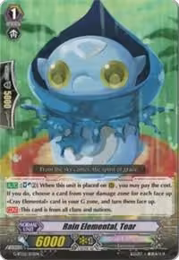 Rain Elemental, Tear (G-BT02/103EN), G-BT02: Soaring Ascent of Gale & Blossom — Vanguard card price