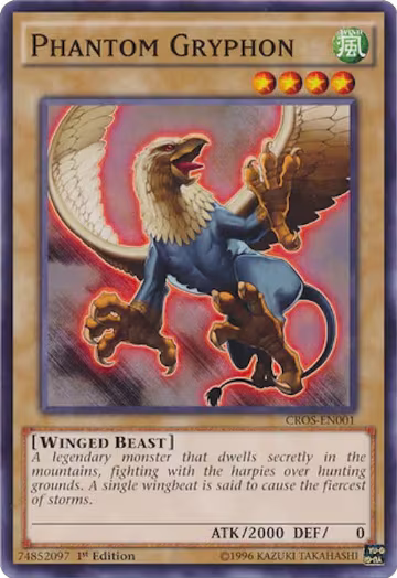Phantom Gryphon (CROS-EN001), Crossed Souls — Yu-Gi-Oh! card price