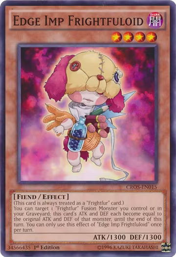 Edge Imp Frightfuloid (CROS-EN015), Crossed Souls — Yu-Gi-Oh! card price