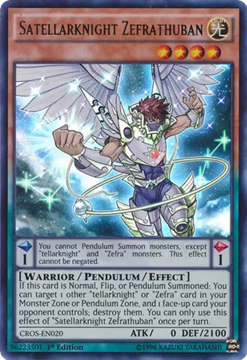 Satellarknight Zefrathuban (CROS-EN020), Crossed Souls — Yu-Gi-Oh! card price