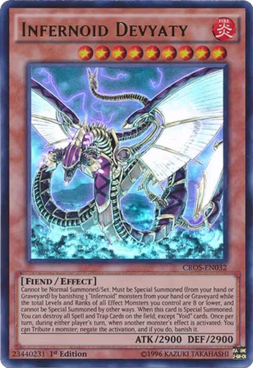 Infernoid Devyaty (CROS-EN032), Crossed Souls — Yu-Gi-Oh! card price