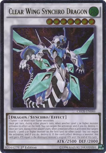 Clear Wing Synchro Dragon (UTR) (CROS-EN046) — card price
