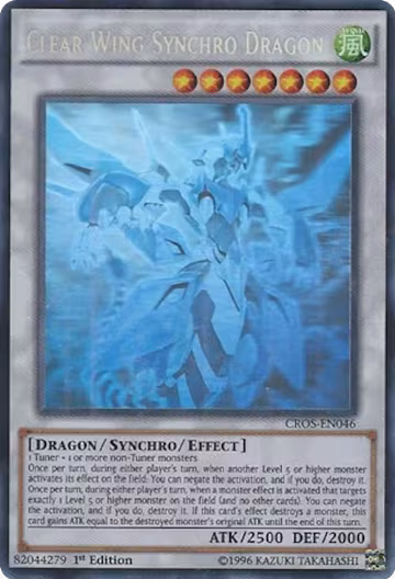 Clear Wing Synchro Dragon (Ghost Rare) (CROS-EN046) — card price
