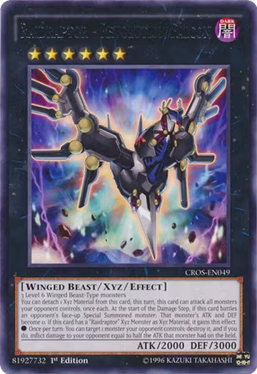 Raidraptor - Revolution Falcon (CROS-EN049), Crossed Souls — Yu-Gi-Oh! card price