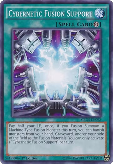 Cybernetic Fusion Support (CROS-EN092), Crossed Souls — Yu-Gi-Oh! card price