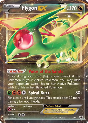 Flygon EX (XY61), XY Promos — Pokémon card price