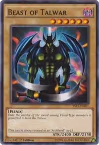 Beast of Talwar (YS15-ENL01), Starter Deck: Dark Legion — Yu-Gi-Oh! card price