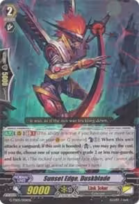 Sunset Edge, Duskblade (G-TD05/006EN), G-TD05: Fateful Star Messiah — Vanguard card price