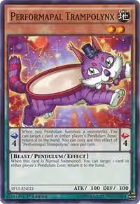 Performapal Trampolynx (SP15-EN021), Star Pack ARC-V — Yu-Gi-Oh! card price